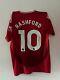 Marcus Rashford Manchester United signed shirt EXACT VIDEO PROOF