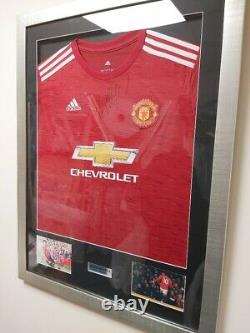 Marcus Rashford Signed 2020 Manchester United Home Shirt Framed AFTAL RD