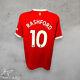 Marcus Rashford Signed 21/22 Official Manchester United Football Shirt COA