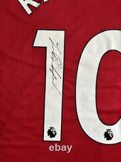 Marcus Rashford Signed Autograph Manchester United Shirt with COA Adidas