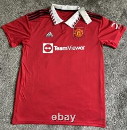 Marcus Rashford Signed Autograph Manchester United Shirt with COA Adidas