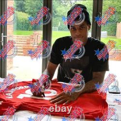 Marcus Rashford Signed Framed Manchester United Football Shirt