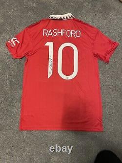 Marcus Rashford Signed Genuine Official Adidas Manchester United Signed ShirtCOA