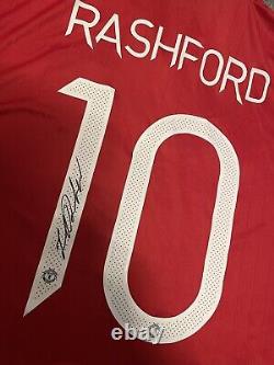 Marcus Rashford Signed Genuine Official Adidas Manchester United Signed ShirtCOA