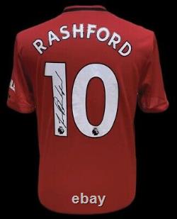 Marcus Rashford Signed Manchester United 2019/20 Football Shirt See Proof Coa