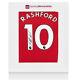 Marcus Rashford Signed Manchester United 2019-20 Shirt Number 10 Gift Box