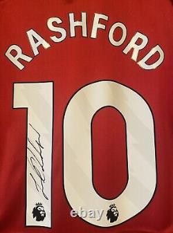 Marcus Rashford Signed Manchester United 23/24 shirt comes with a COA