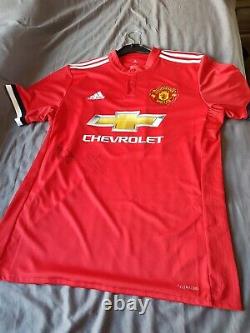 Marcus Rashford Signed Manchester United Football Shirt No 10