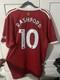 Marcus Rashford Signed Manchester United Shirt Beckett Authenticated COA