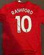 Marcus Rashford Signed Shirt Manchester United