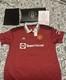 Marcus Rashford signed Manchester United Football Shirt +Presentation Case