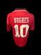 Mark Hughes Manchester United 1992/94 Hand Signed Retro Home Shirt