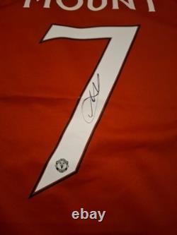 Mason Mount Manchester United Hand-Signed Home Shirt With Coa