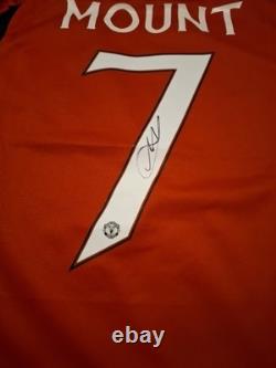 Mason Mount Manchester United Hand-Signed Home Shirt With Coa