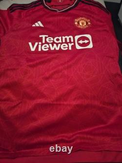 Mason Mount Manchester United Hand-Signed Home Shirt With Coa