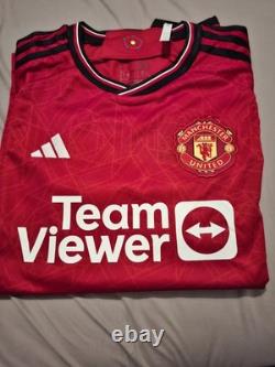 Mason Mount Manchester United Hand-Signed Home Shirt With Coa