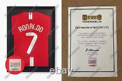 Mason Mount Signed Manchester United 2023/24 Framed Home Shirt with COA
