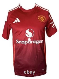 Mason Mount Signed Manchester United Adidas Soccer Jersey BAS Size Large