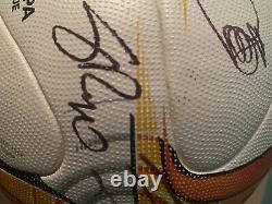 Match Worn Manchester United Europa League Match Used Ball Signed With Club COA