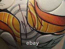 Match Worn Manchester United Europa League Match Used Ball Signed With Club COA