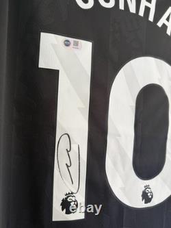 Matheus Cunha Manchester United Signed Shirt ACG Authentication Proof & COA