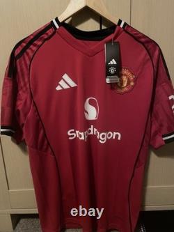 Matheus Cunha Manchester United Signed Shirt EXACT PROOF