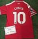 Matheus Cunha Signed Manchester United 26/27 Home Shirt with EXACT VID PROOF & COA