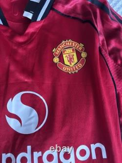Matheus Cunha Signed Manchester United Shirt Old Trafford Genuine Brazil