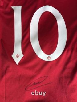 Matheus Cunha Signed Manchester United Shirt Old Trafford Genuine Brazil