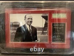 Matt busby Signed Manchester United