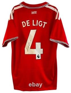 Matthijs De Ligt Signed Manchester United 2025/26 Home Shirt comes with a COA