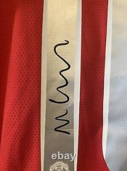 Michael Carrick Signed Manchester United 2008 CL Shirt Comes With COA & Proof