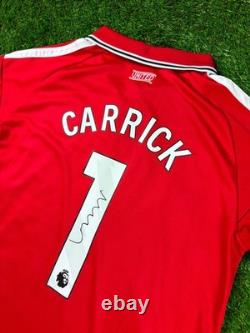 Michael Carrick Signed Manchester United 2026-27 Home Football Shirt COA