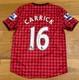 Micheal Carrick Hand Signed Manchester United 12/13 Shirt With Exact Photo Proof