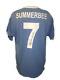 Mike Summerbee Signed Manchester City Football Shirt With Coa & Proof
