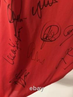 Multi Signed Manchester United shirt 1999 Champions League Final Treble Winners