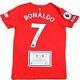 NEW 2021 CRISTIANO RONALDO SIGNED Manchester United ADIDAS JERSEY withCOA #7
