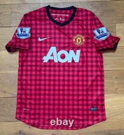 Nani Luis Manchester United 12/13 Season Signed Shirt with Photo Proof