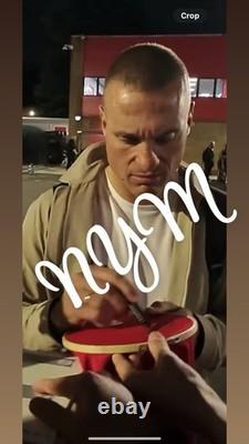 Nemanja Vidic Manchester United Signed Football Shirt with COA and Proof Rare