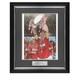 Nemanja Vidic Signed Manchester United Football Photo. Deluxe Frame