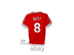 Nicky Butt Manchester United 1999 Signed Football Shirt COA