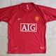 Nike Manchester United AIG Home Shirt Ronaldo 7 Signed Size XL uncertified