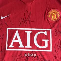 Nike Manchester United AIG Home Shirt Signed Size M uncertified Nike Manchester United AIG Home Shirt Signed Size M uncertified