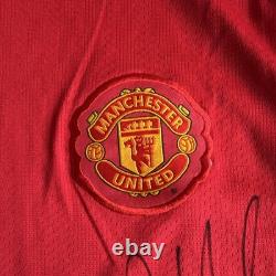 Nike Manchester United AIG Home Shirt Signed Size M uncertified