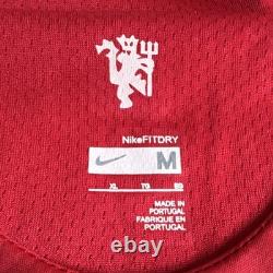Nike Manchester United AIG Home Shirt Signed Size M uncertified