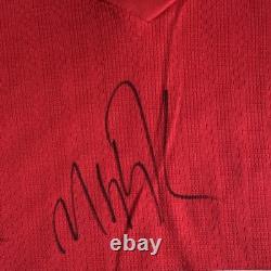 Nike Manchester United AIG Home Shirt Signed Size M uncertified