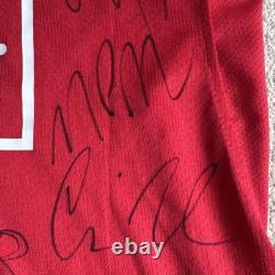 Nike Manchester United AIG Home Shirt Signed Size M uncertified