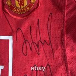 Nike Manchester United AIG Home Shirt Signed Size M uncertified