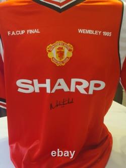 Norman Whiteside Signed Manchester United Shirt