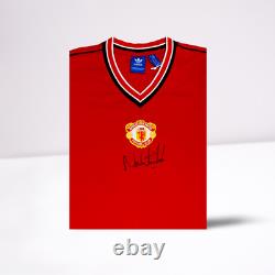 Norman Whiteside Signed Shirt 1985 Manchester United Home